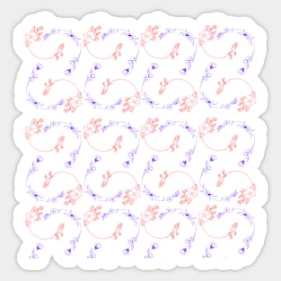 Floral pattern Sticker